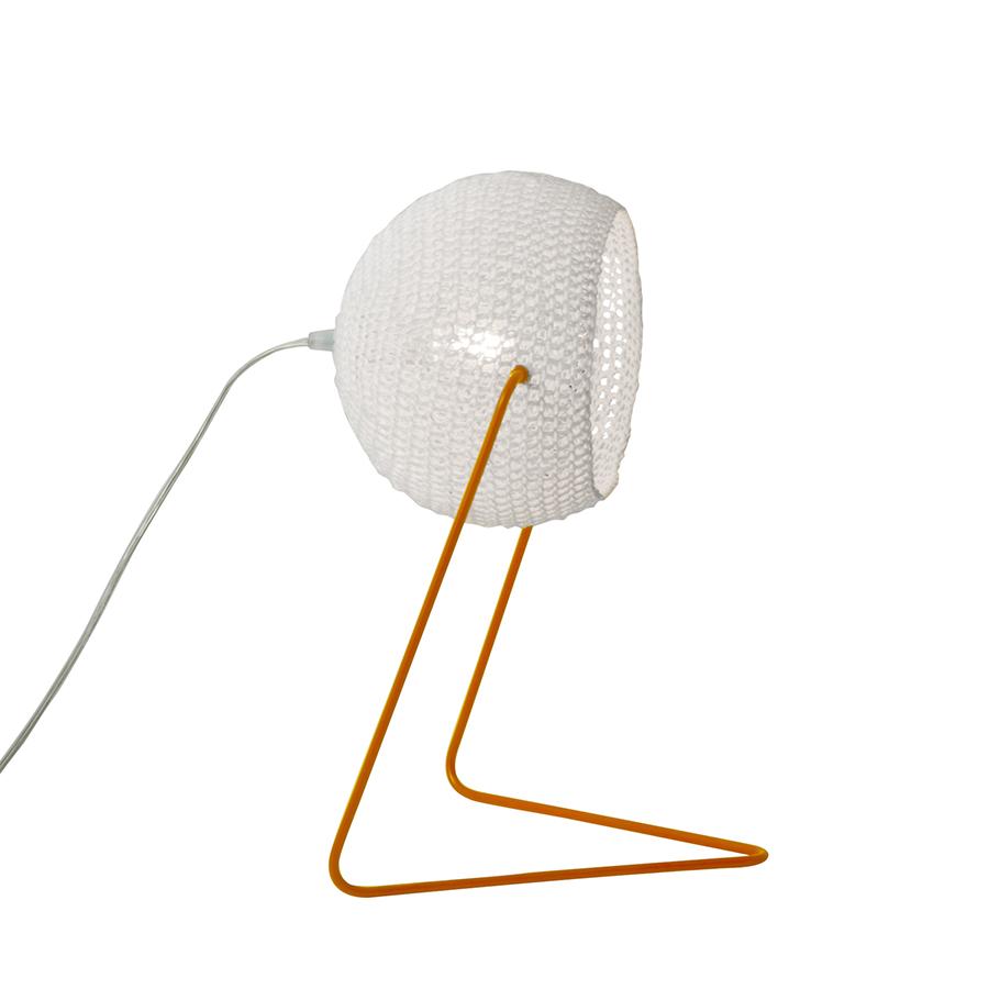 Lampada Da Tavolo Trama T1 In-Es Artdesign Collezione Trame Colore Arancio Dimensione 16 Cm Diam. Ø 21 Cm